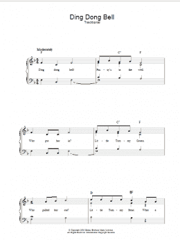 page one of Ding Dong Bell (Piano, Vocal & Guitar Chords)