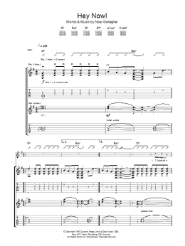 page one of Hey Now (Guitar Tab)