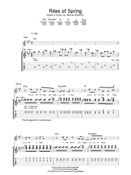 page one of Rites Of Spring (Guitar Tab)