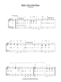 page one of Baby Bumble Bee (Piano, Vocal & Guitar Chords)