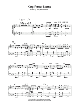 page one of King Porter Stomp (Piano Solo)