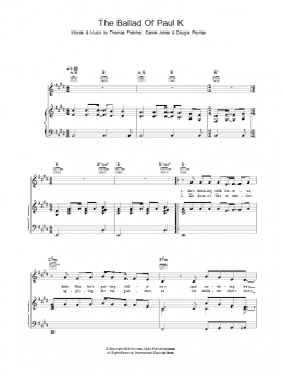 page one of The Ballad Of Paul K (Piano, Vocal & Guitar Chords)