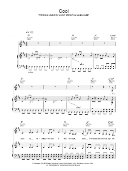 page one of Cool (Piano, Vocal & Guitar Chords)