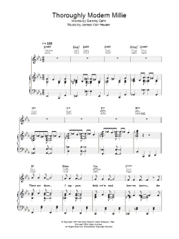 page one of Thoroughly Modern Millie (Piano, Vocal & Guitar Chords)
