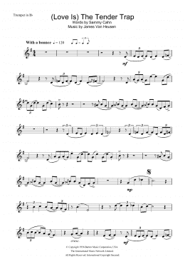 page one of (Love Is) The Tender Trap (Trumpet Solo)
