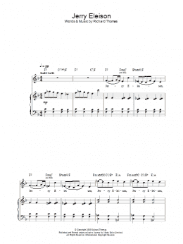 page one of Jerry Eleison (from Jerry Springer The Opera) (Piano, Vocal & Guitar Chords)