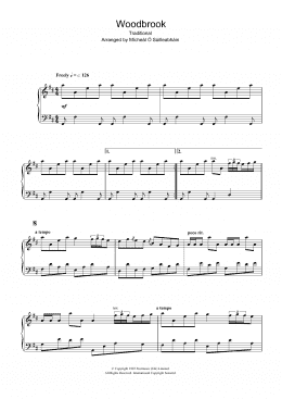 page one of Woodbrook (Piano Solo)