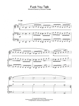 page one of F*** You Talk (from Jerry Springer The Opera) (Piano, Vocal & Guitar Chords)