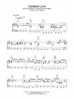 page one of Careless Love (Piano, Vocal & Guitar Chords)
