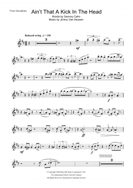 page one of Ain't That A Kick In The Head (Tenor Sax Solo)