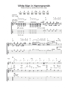 page one of White Man In Hammersmith Palais (Guitar Tab)