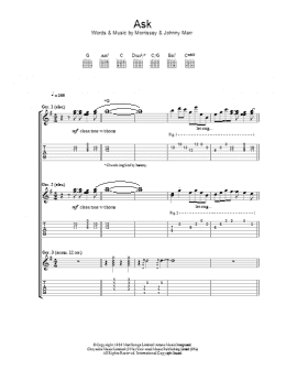 page one of Ask (Guitar Tab)