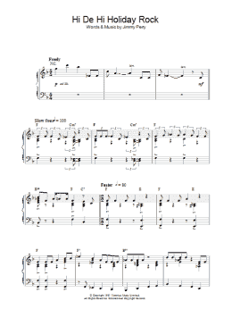 page one of Hi De Hi Holiday Rock (theme from Hi De Hi) (Piano Solo)