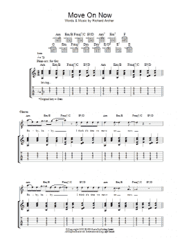page one of Move On Now (Guitar Tab)