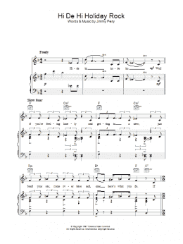 page one of Hi De Hi Holiday Rock (theme from Hi De Hi) (Piano, Vocal & Guitar Chords)