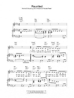 page one of Reunited (Piano, Vocal & Guitar Chords)