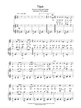 page one of Titch (Piano, Vocal & Guitar Chords)
