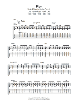 page one of Play (Guitar Tab)