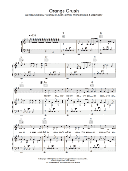 page one of Orange Crush (Piano, Vocal & Guitar Chords)