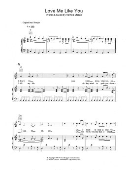 page one of Love Me Like You (Piano, Vocal & Guitar Chords)