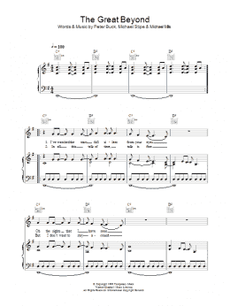 page one of The Great Beyond (Piano, Vocal & Guitar Chords)