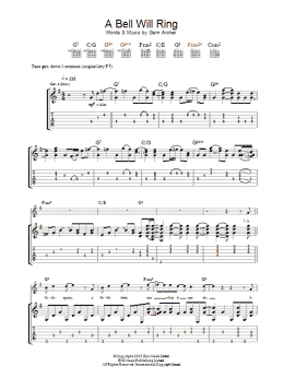 page one of A Bell Will Ring (Guitar Tab)