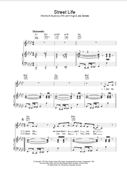 page one of Street Life (Piano, Vocal & Guitar Chords)