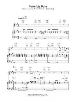 page one of Make Me Pure (Piano, Vocal & Guitar Chords)