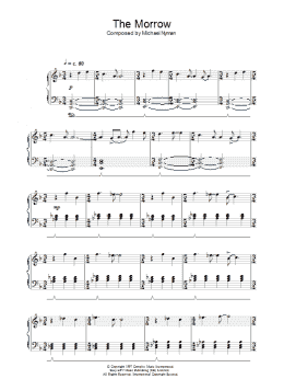 page one of The Morrow (from Gattaca) (Piano Solo)