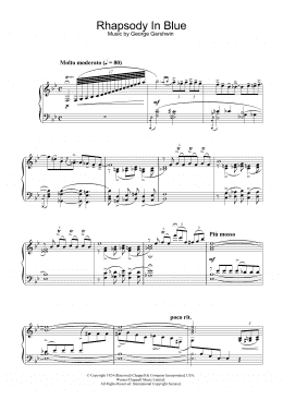 page one of Rhapsody In Blue (Piano Solo)