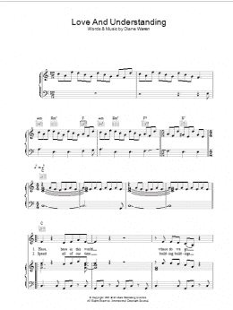 page one of Love And Understanding (Piano, Vocal & Guitar Chords)
