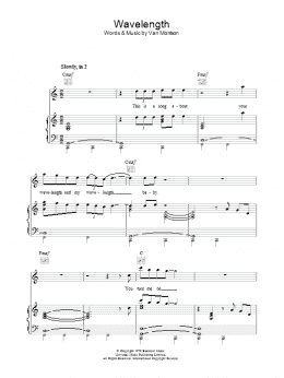 page one of Wavelength (Piano, Vocal & Guitar Chords)