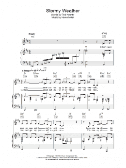 page one of Stormy Weather (Keeps Rainin' All The Time) (Piano, Vocal & Guitar Chords)