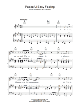 page one of Peaceful Easy Feeling (Piano, Vocal & Guitar Chords)