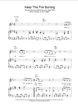 page one of Keep This Fire Burning (Piano, Vocal & Guitar Chords)