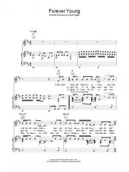 page one of Forever Young (Piano, Vocal & Guitar Chords (Right-Hand Melody))