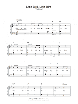 page one of Little Bird, Little Bird (Piano, Vocal & Guitar Chords)
