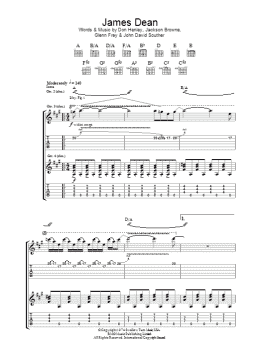 page one of James Dean (Guitar Tab)
