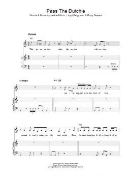 page one of Pass The Dutchie (Piano, Vocal & Guitar Chords)
