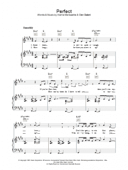 page one of Perfect (Piano, Vocal & Guitar Chords)