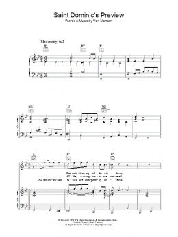 page one of Saint Dominic's Preview (Piano, Vocal & Guitar Chords)