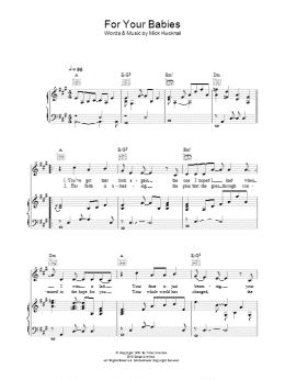 page one of For Your Babies (Piano, Vocal & Guitar Chords)