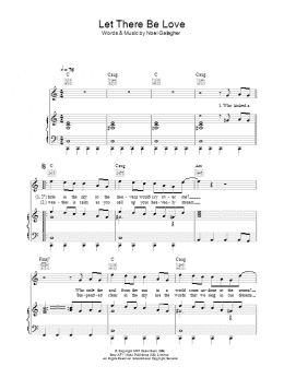 page one of Let There Be Love (Piano, Vocal & Guitar Chords)