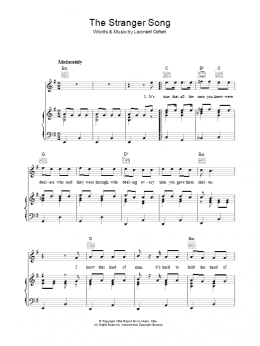 page one of The Stranger Song (Piano, Vocal & Guitar Chords)