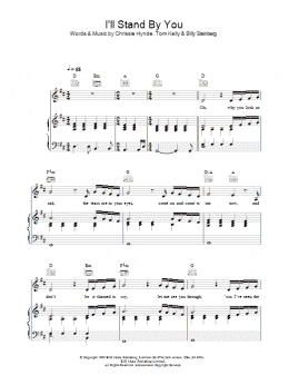 page one of I'll Stand By You (Piano, Vocal & Guitar Chords (Right-Hand Melody))