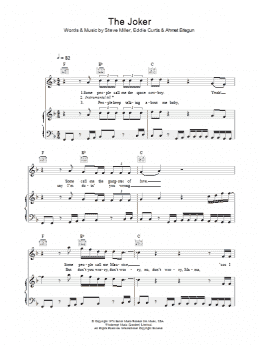 page one of The Joker (Piano, Vocal & Guitar Chords)