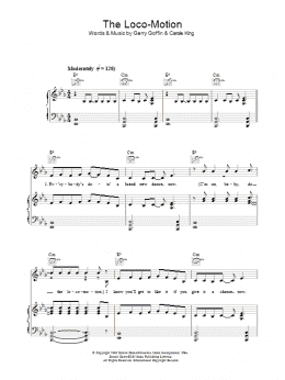 page one of The Loco-Motion (Piano, Vocal & Guitar Chords)