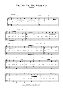 page one of The Owl And The Pussy Cat (Piano & Vocal)