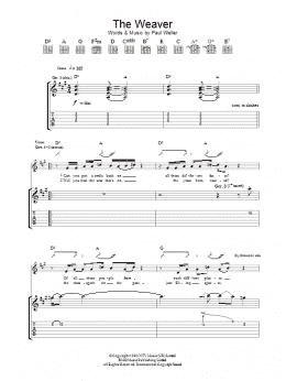 page one of The Weaver (Guitar Tab)
