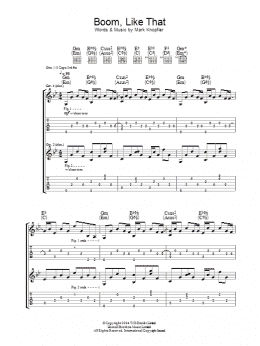 page one of Boom, Like That (Guitar Tab)